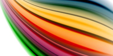 Jel jöle sıvı akan sıvı gökkuşağı tarzı renkler, dalga arka plan, modern en az renkli tasarım