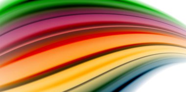 Jel jöle sıvı akan sıvı gökkuşağı tarzı renkler, dalga arka plan, modern en az renkli tasarım