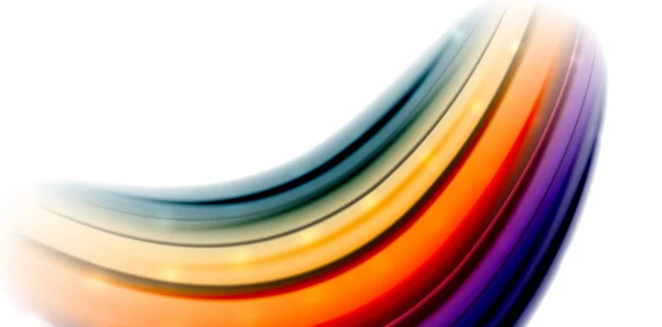 Абстрактна хвиля руху, змішування рідких кольорів, векторний абстрактний фон — стоковий вектор