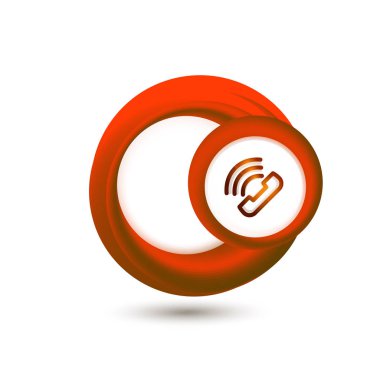 Eski moda telefon düğme, çağrı merkezi desteği simgesi