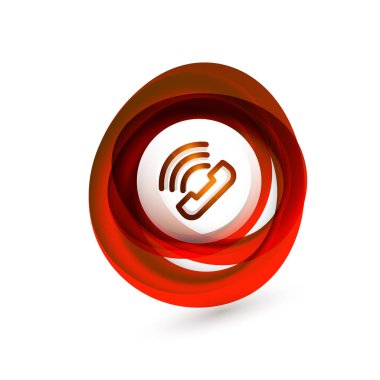 Eski moda telefon düğme, çağrı merkezi desteği simgesi