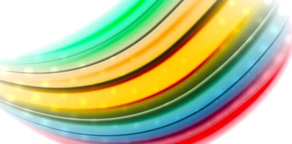 Onda de movimiento de flujo abstracto, mezcla de colores líquidos, fondo abstracto vectorial — Archivo Imágenes Vectoriales