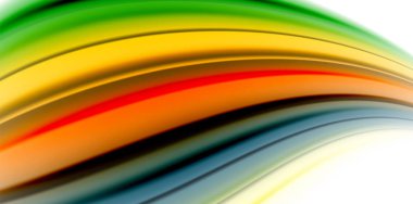 Jel jöle sıvı akan sıvı gökkuşağı tarzı renkler, dalga arka plan, modern en az renkli tasarım