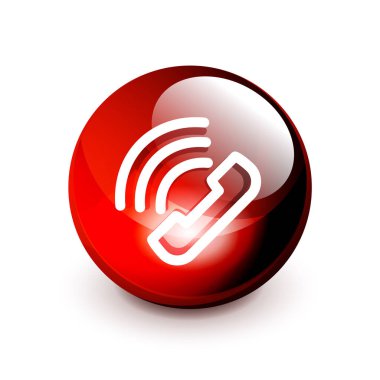 Telefon destek çağrı merkezi düğmesine