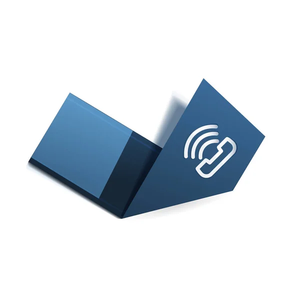 ベクトル電話サポート web ボタン — ストックベクタ