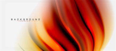 Bulanık sıvı arka plan renkleri, özet satırları, vektör çizim dalgalar