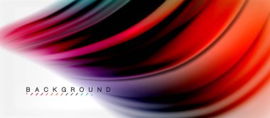 Bulanık sıvı arka plan renkleri, özet satırları, vektör çizim dalgalar