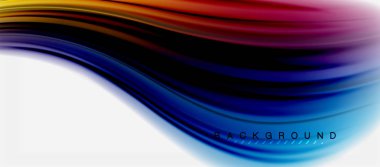 Bulanık sıvı arka plan renkleri, özet satırları, vektör çizim dalgalar