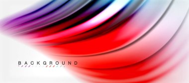 Bulanık sıvı arka plan renkleri, özet satırları, vektör çizim dalgalar