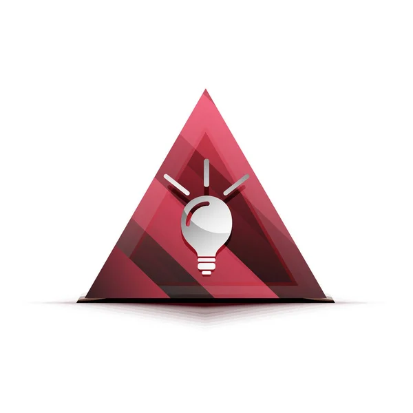 灯泡, 新理念概念网页按钮 — 图库矢量图片