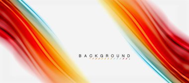 Bulanık sıvı arka plan renkleri, özet satırları, vektör çizim dalgalar