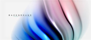 Bulanık sıvı arka plan renkleri, özet satırları, vektör çizim dalgalar