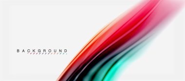 Bulanık sıvı arka plan renkleri, özet satırları, vektör çizim dalgalar