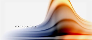 Bulanık sıvı arka plan renkleri, özet satırları, vektör çizim dalgalar