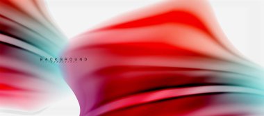 Bulanık sıvı arka plan renkleri, özet satırları, vektör çizim dalgalar