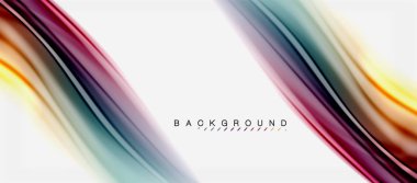 Bulanık sıvı arka plan renkleri, özet satırları, vektör çizim dalgalar