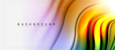 Bulanık sıvı arka plan renkleri, özet satırları, vektör çizim dalgalar