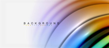 Bulanık sıvı arka plan renkleri, özet satırları, vektör çizim dalgalar