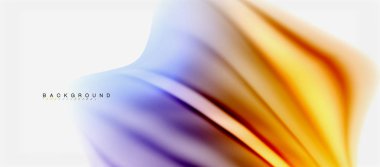 Bulanık sıvı arka plan renkleri, özet satırları, vektör çizim dalgalar