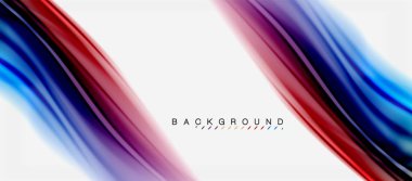 Bulanık sıvı arka plan renkleri, özet satırları, vektör çizim dalgalar