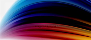 Bulanık sıvı arka plan renkleri, özet satırları, vektör çizim dalgalar