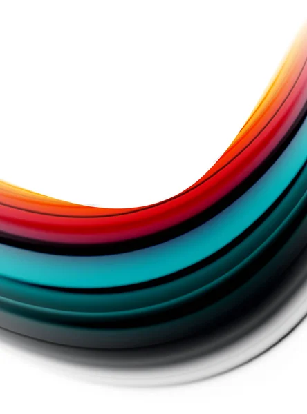 Abstract wave lines fluid color stripes. Vector artistic illustration for poster or web banner