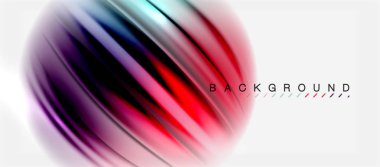 Bulanık sıvı arka plan renkleri, özet satırları, vektör çizim dalgalar