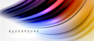 Bulanık sıvı arka plan renkleri, özet satırları, vektör çizim dalgalar