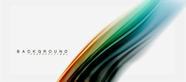 Bulanık sıvı arka plan renkleri, özet satırları, vektör çizim dalgalar