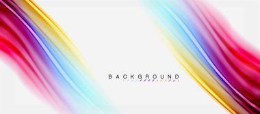 Bulanık sıvı arka plan renkleri, özet satırları, vektör çizim dalgalar