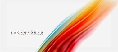 Bulanık sıvı arka plan renkleri, özet satırları, vektör çizim dalgalar