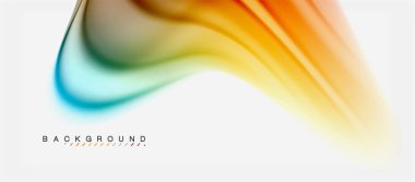 Bulanık sıvı arka plan renkleri, özet satırları, vektör çizim dalgalar