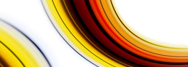 Abstracte golf lijnen vloeistof kleur strepen. Artistieke vectorillustratie voor poster of web banner — Stockvector