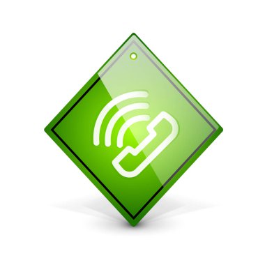 Vektör telefon destek web düğme