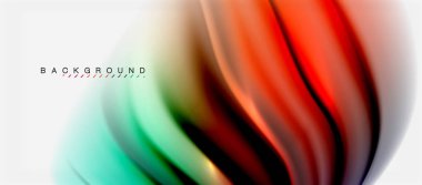 Bulanık sıvı arka plan renkleri, özet satırları, vektör çizim dalgalar