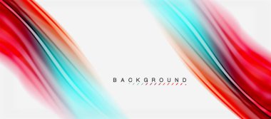 Bulanık sıvı arka plan renkleri, özet satırları, vektör çizim dalgalar