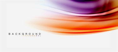 Bulanık sıvı arka plan renkleri, özet satırları, vektör çizim dalgalar