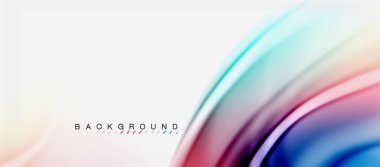 Bulanık sıvı arka plan renkleri, özet satırları, vektör çizim dalgalar