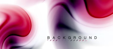 Girdap sıvısı akan renklerin hareket efekti, holografik soyut arkaplan