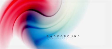 Girdap sıvısı akan renklerin hareket efekti, holografik soyut arkaplan