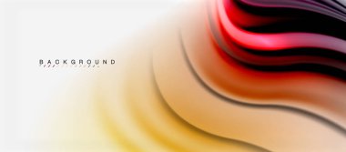 Bulanık sıvı arka plan renkleri, özet satırları, vektör çizim dalgalar