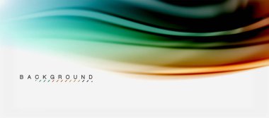 Bulanık sıvı arka plan renkleri, özet satırları, vektör çizim dalgalar