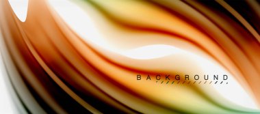 Bulanık sıvı arka plan renkleri, özet satırları, vektör çizim dalgalar