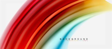 Bulanık sıvı arka plan renkleri, özet satırları, vektör çizim dalgalar