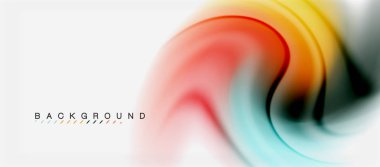 Girdap sıvısı akan renklerin hareket efekti, holografik soyut arkaplan