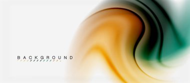 Girdap sıvısı akan renklerin hareket efekti, holografik soyut arkaplan