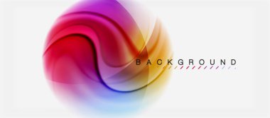 Girdap sıvısı akan renklerin hareket efekti, holografik soyut arkaplan