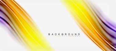 Bulanık sıvı arka plan renkleri, özet satırları, vektör çizim dalgalar