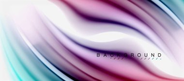 Bulanık sıvı arka plan renkleri, özet satırları, vektör çizim dalgalar