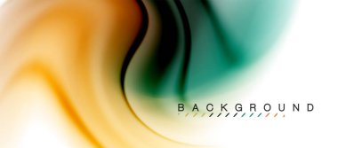 Girdap sıvısı akan renklerin hareket efekti, holografik soyut arkaplan